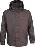 Mens TRESPASS NABRO Waterproof (3000mm) Rain Jacket Coat BROWN Sizes S-XXXL