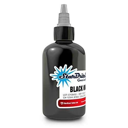 Starbrite Sterilized Tattoo Ink Black Outlining Ink 1/2oz