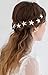 Crystal Starfish Hair Pins Jewel in Silver Tone for Women Girl Bridal Wedding Bouquet Prom and Beach Theme Party (Set of 6)