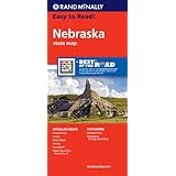 rand mcnally easy to read nebraska state map