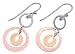 Sterling Silver Plain Earrings - Size: 27mm (1 inch)