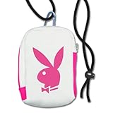 PLAYBOY PBCC0105 Universal Digital Camera Case Pouch White with Pink Rabbit ....