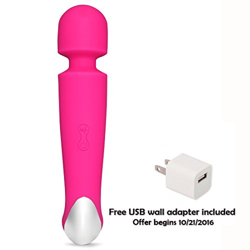 Jaclyn by Hollywood Heights™ Therapeutic Personal Massager Wand for Women Powerful Wireless USB Rechargeable & Waterproof