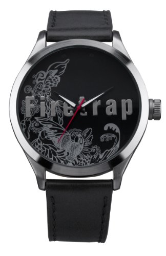 Firetrap Ft1048b Rock Bird Ladies Black Leather Strap Watch - Amazon UK