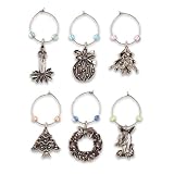 Night Before Christmas My Glass Charms - Set of 6