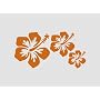Wandtattoo Wandaufkleber Hibiskus Bl�ten 3 St�ck M&hellip von wandtattooshop.eu