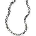 Stainless Steel Men's Necklace Round Links 20"