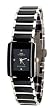 Oniss Women's Caprice Collection Black Ceramic Watch with Silver Trim and Black Face Model ON-294-L71