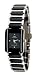 Oniss Women's Caprice Collection Black Ceramic Watch with Silver Trim and Black Face Model ON-294-L71