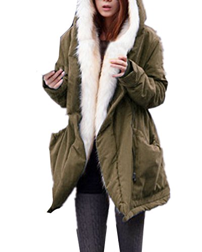 ZANZEA レディース 冬 春 セクシー カジュアル ライナー付き 長袖 フリースコートトップス ロング丈 コート アウターエア カーディガン