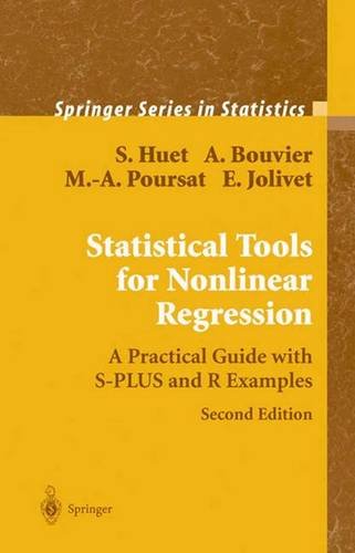 statistical tools for nonlinear regression a practical guide with s plus and r examples springer series in statistics