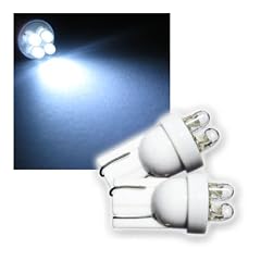 1 Paar LED Standlichtbirnen XENON-WEISS T10 4x3mm