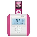 Ozaki iMini Radio Alarm iPod Speaker in Pink