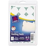 Avery Mailing Seals, Clear, Permanent,Non-Perforated, 480 per Pack  (5248)