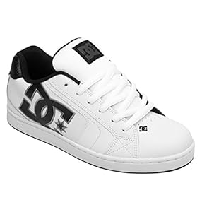 DC Men's Net Lace-Up Shoe,White/Battleship/White,10 M US