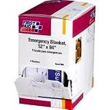 First Aid Only I800 52 inch x 84 inch Emergency Blanket, 5/Box