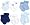 Blue/White