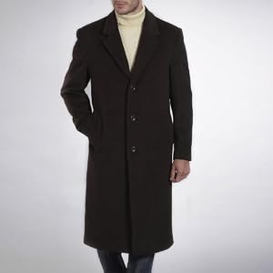 BGSD Men's Cashmere Blend Long Walking Coat