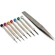 7 Watchmakers Screwdrivers Jewellers Tweezers Jewelers