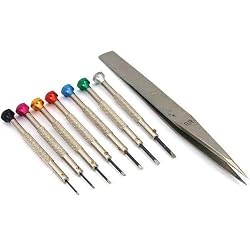 7 Watchmakers Screwdrivers Jewellers Tweezers Jewelers