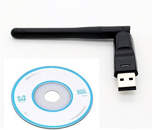 YOKEYS Mini 2.4GHz 150M Wireless Wifi USB Adapter With Externa Antenna Wifi Network Card 802.11N Supports for Win7/XP/Vista/2K Mac OS X and Linux