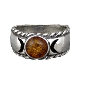 Triple Goddess Ring, Size 8