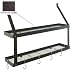 Kitchen & Housewares : Double Bookshelf Rack - Hammered Copper, Copper
