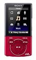Sony Walkman NWZE 443 Tragbarer MP3-/Video-Player 4 GB (5,1 cm (2 Zoll) LC-Display, UKW Radio, USB 2.0) rot