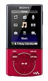 Sony NWZE443R E Series 4GB MP3 Walkman with Voice Recording Function - Red