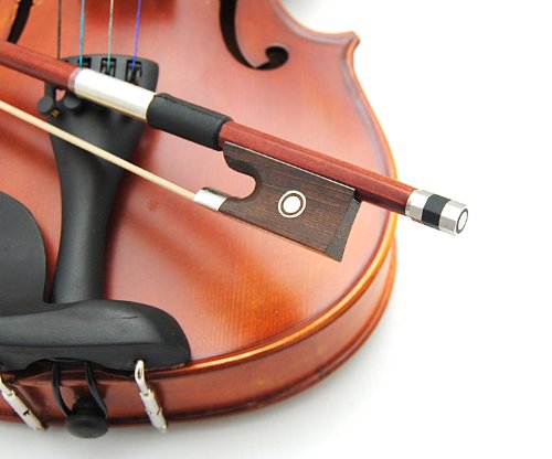 Produkt-Bild: 4/4 Violinenbogen Geigenbogen Bogen aus Brasilholz mit Perlmutteinlage f&uuml;r Geige Violine