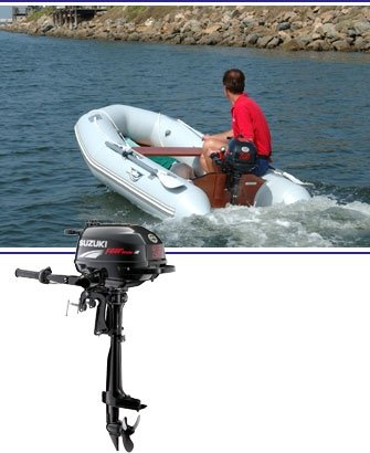 SportingGoods: Suzuki 2.5 HP 4 stroke Short Shaft Portable Outboard Motor