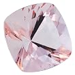 Morganite 11x11 MM Cushion: 4.83 Carats from the mines of Madagascar - Cushion Cut - FREE Beautiful Gemstone Box, FREE Gemstone Information card by GIA Gemologist Michael Valitutti