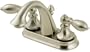 Price Pfister 48-E0BK Catalina Double Handle Centerset Lavatory Faucet, Brushed Nickel