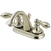 Price Pfister 48-E0BK Catalina Double Handle Centerset Lavatory Faucet, Brushed Nickel