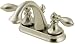 Price Pfister Catalina Double Handle Centerset Lavatory Faucet, Brushed Nickel #48-E0BK