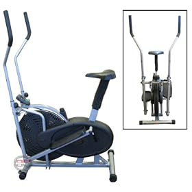 New 2 IN 1 Fitness Elliptical Cross Trainer & Exercise bike
