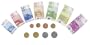 Goki - 51853 - Imitation - Argent Factice - 84 Billets de Banque en Papier - 32 Pi�ces de Monnaie en Plastique