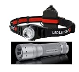 Coast Led Lenser T7 Titanium + H7 Headlamp Combo New