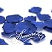 200 Royal Blue Horizon Silk Rose Petals Wedding Party Favors, Brand New