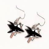 San Jose Sharks Dangle Earrings