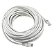 CAT5e RJ45 PATCH ETHERNET NETWORK CABLE 50 FT WHITE