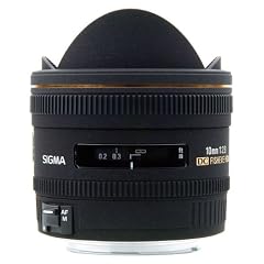 Sigma 10 mm F2,8 EX DC Fisheye HSM-Objektiv (Gelatinefilter) f�r Canon Objektivbajonett