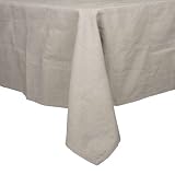 Attitudes - Rectangle Tablecloth With Dotted Squares (Taupe)