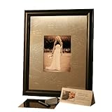 EngraveFrames Engravable Signature Frame and Mat 16x20 Black Frame with Silver Mat