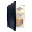 Bellagio Italia CD/DVD Storage Binders (6 Pack Black)