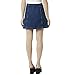 Dixperfect Button-Front A-Line Denim Skirt for Women and Girls