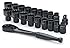 Crescent CX6PT20 X6 Pass-Through Ratchet and Sockets, 20-Piece