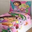 Dora the Explorer and Boots 4pc Toddler Bedding Set New