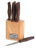 Chicago Cutlery Walnut Signature 7-Piece Steak Knife Block Set