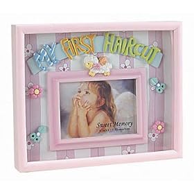 My First Haircut Girl's Picture Frames for both Infants and Toddlers by Girls Bedding